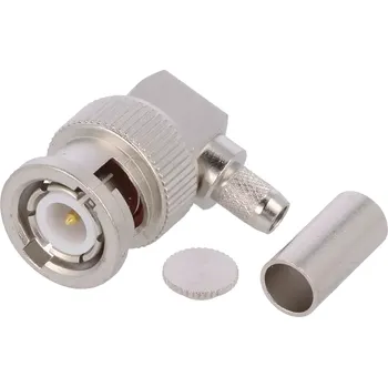 Anténní redukce Konektor: BNC; zástrčka; vidlice; úhlové 90°; 50Ohm; B9907,RG58C/U