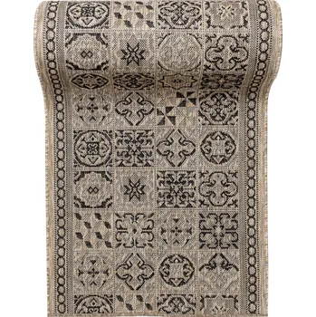 Koberec Běhoun na míru MESSY - oriental 1 - hnědý Rozměr koberce: 80 cm