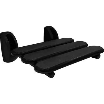 Koupelnové sedátko Ridder HANDICAP sklopné sedátko do sprchového koutu, 36x25cm, černá - A140110