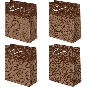 Paw S.C. Papírová taška PAW s.c. T-4L Kraft sestava 129 ,balení 10 ks 614207