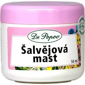 Masážní přípravek Dr. Popov Šalvějová mast 50 ml –Expirace 28/02/2026