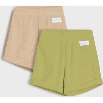 Pánské kalhoty Sinsay - Sada 2 kraťas - béžová - 956DF-80X - 956DF-80X-68