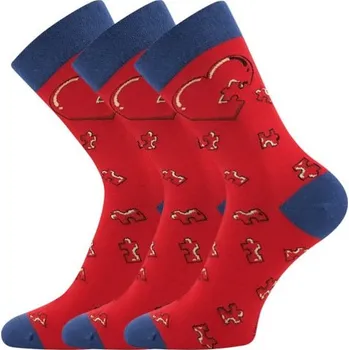 3PACK veselé ponožky Lonka srdce vícebarevné (Devive srdce 2) M Možnost vrácení zboží ZDARMA do 120 dnů!