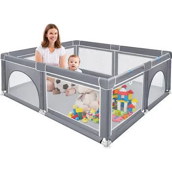 Dětská ohrádka CEEDIR XXL Dětská ohrádka 200x180 cm s prodyšnou sítí, cestovní