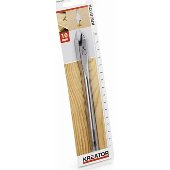 Dílna Kreator KRT010803 - Plochý vrták do dřeva 10 x 152 mm