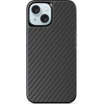 Epico Mag+ Hybrid Carbon Case iPhone 16 - černá