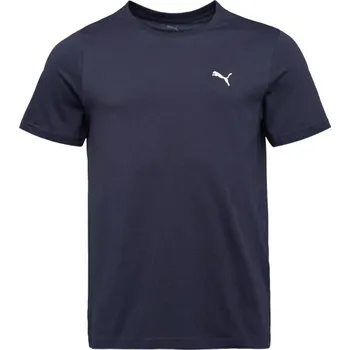 Pánské tričko Pánské triko Puma ESSENTIALS SMALL LOGO TEE XXL Tmavě modrá, Bílá