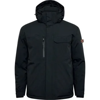 Pánská zimní bunda North 53154 černá s kapucí 5XL - 8XL vodní sloupec 5000 mm NORTH - 8XL