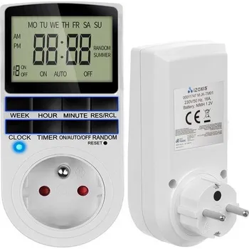 Digitální spínací hodiny – časovač zapnutí/vypnutí