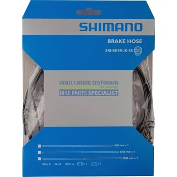 Brzda na kolo Brzdová hadička SHIMANO SM-BH59-JK 1000 mm set pro DiscBrzdy, černá