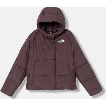 Dívčí bunda Dětská péřová bunda The North Face G NORTH DOWN HOODED JACKET NF0A88UDBQ71 fialová 49X, vel. 116-119