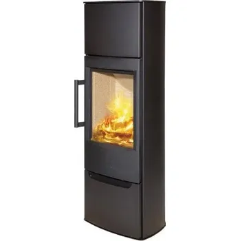 Krbová kamna Hwam Wiking Miro 6+ se spodními dvířky šedá