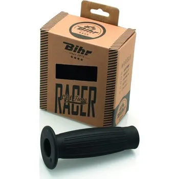 Nářadí na motocykly BIHR Vintage Bullit Grips No Waffle - černé CJJ991091B