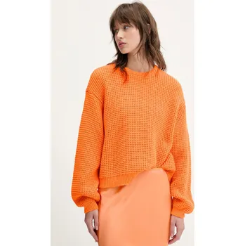 Pánský svetr Svetr z vlněné směsi American Vintage CRA18AE25 oranžová 22X, vel. S