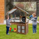 Costway Dětská zahradní kuchyňka s tabulí