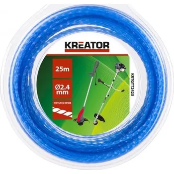 Kreator KRTGTT2425 - Struna kroucená 2,4 mm x 25 m