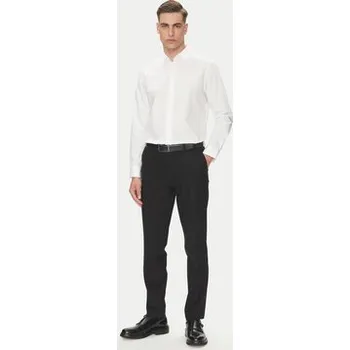 Pánská košile Calvin Klein Košile LV04LB148G Bílá Slim Fit S