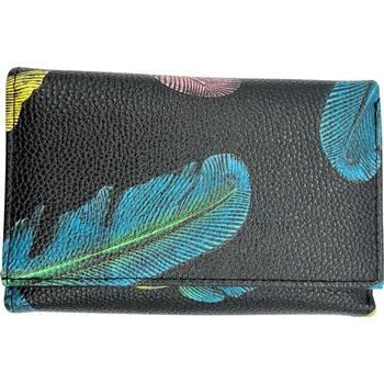 Peněženka Fashion Dámská černá peněženka a kabelka v jednom 03 Barva: Modrá