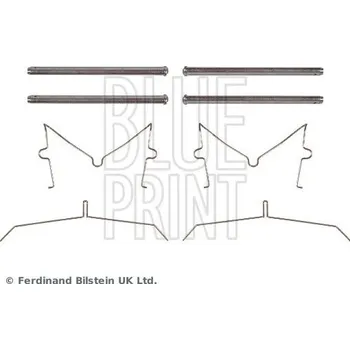 Brzdový systém Sada příslušenství, obložení kotoučové brzdy BLUE PRINT ADBP480002