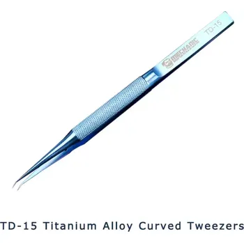 Kosmetická pinzeta MECHANIC TD-15 precizní zahnutá pinzeta