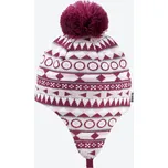 Dětská pletená čepice Kama BW23 WINDSTOPPER s merinem purpurová obvod hlavy 46-50 cm
