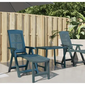 Zahradní lehátko vidaXL Lehátko plast [364706] Barva: Zelená