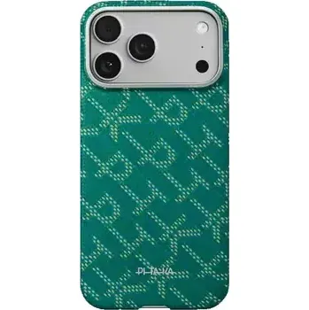 Pitaka Ultra-Slim Monogram Case ochranný kryt pro Apple iPhone 17 Pro Max zelená (KI1701PTKP)