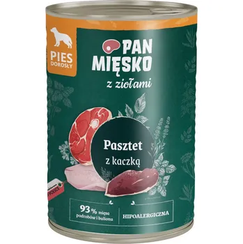 Krmivo pro psa 12x400g Pan Mięsko Dog paštika s kachnou
