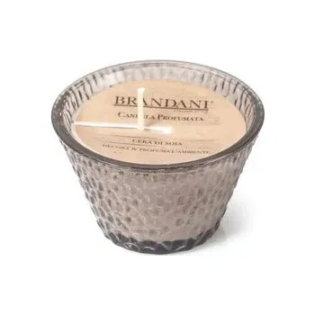 Svíčka Vonná sojová svíčka ve skle LOVE antracitová Brandani