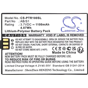 Baterie k notebooku Baterie Cameron Sino CS-PTR100SL za Protear AB/S1 (Black Version) - neoriginální
