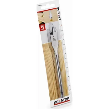 Dílna Kreator KRT010806 - Plochý vrták do dřeva 16 x 152 mm