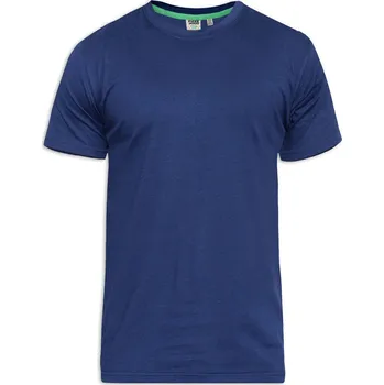 Pánské tričko D555 tričko pánské FLYERS nadměrná velikost 3XL tmavě modrá