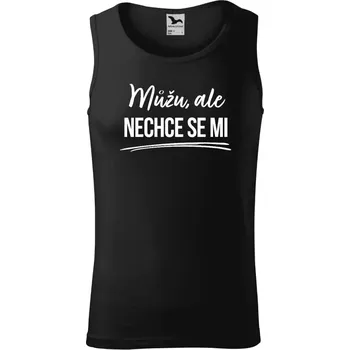 Pánské tílko Pánské tílko Malfini Core Můžu, ale nechce se mi