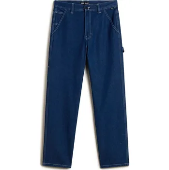 Pánská móda volné pracovní džíny VANS Drill Chore Carpenter Loose Denim Pant I Indigo Rinse - 30