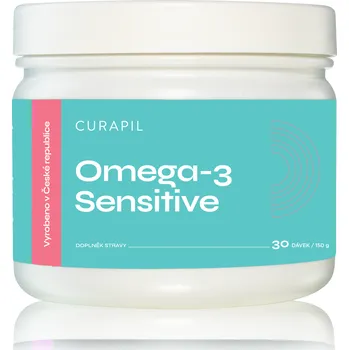 Tělový olej Curapil Omega-3 Sensitive – rybí olej v prášku bez pachuti