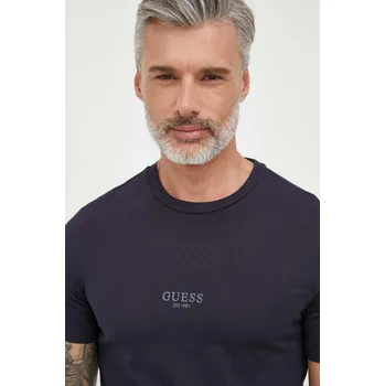 Pánské tričko Bavlněné tričko Guess AIDY M2YI72.I3Z14 námořnická modř 59X, vel. M