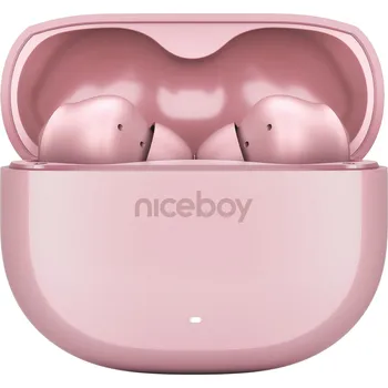 Sluchátka Niceboy Pins 4 Sakura Pink