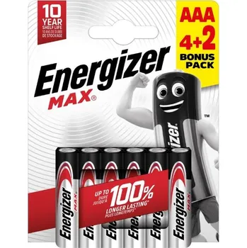 Elektronika Energizer Max AAA 6ks E303341100