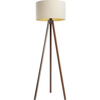 Lampička Stojací lampa STANDART 1xE27/60W/230V krémová/wenge