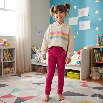 Dívčí legíny Wolf H2349B tmavě růžové