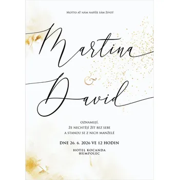 Svatební dekorace Svatební oznámení 276