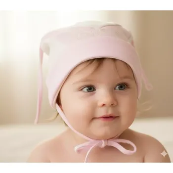 Kojenecké oblečení Kojenecká čepice Fido Little Angel béžová