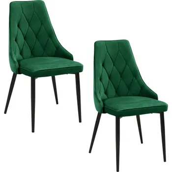 Nábytek Set 2 ks jídelních židlí SJ.054, zelená