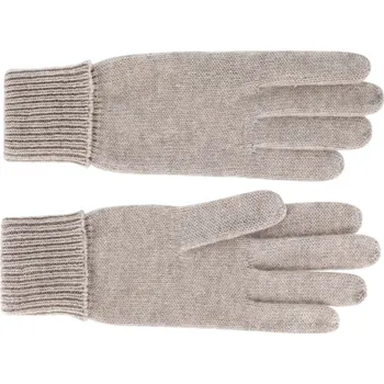 Rukavice Fiebig - Headwear since 1903 Dámské béžové rukavice - Fiebig vlna a kašmír Velikost Rukavice: 7 (M)