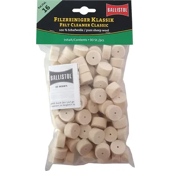 Příslušenství pro sportovní střelbu Plstěné válečky Ballistol Classic 16GA, 90 ks