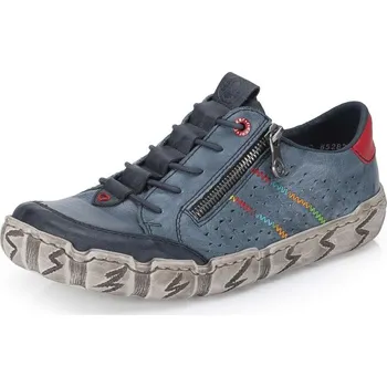 Dámská móda Dámské polobotky RIEKER L0357-12 modrá S6 42