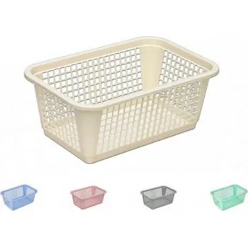 Úložný box PETRAplast Mikrokošík mřížka 25 x 17 x 10 cm mix barev