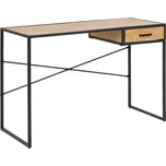 Psací stůl se zásuvkou Seaford - Actona Světlý dub 110x75 cm