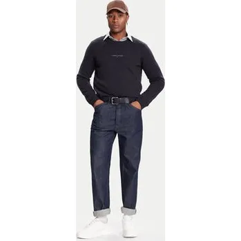 Pánský svetr Tommy Jeans Svetr DM0DM22097 Tmavomodrá Regular Fit 3XL