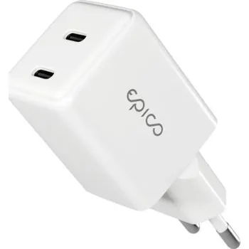 Telefonní příslušenství Epico UltraBoost GaN 35W síťová rychlonabíječka EA35 - bílá